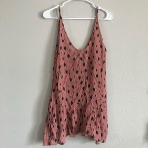 Beach riot asymmetrical tank top size small